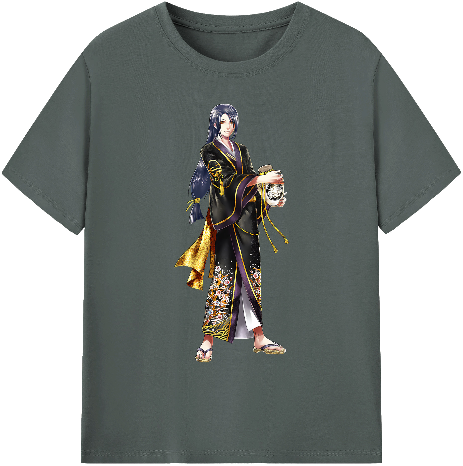 （画像用） 刀剣乱舞 Touken Ranbu 綿100％ メンズ半袖Tシャツ｜肌触りやわらか＆通気性